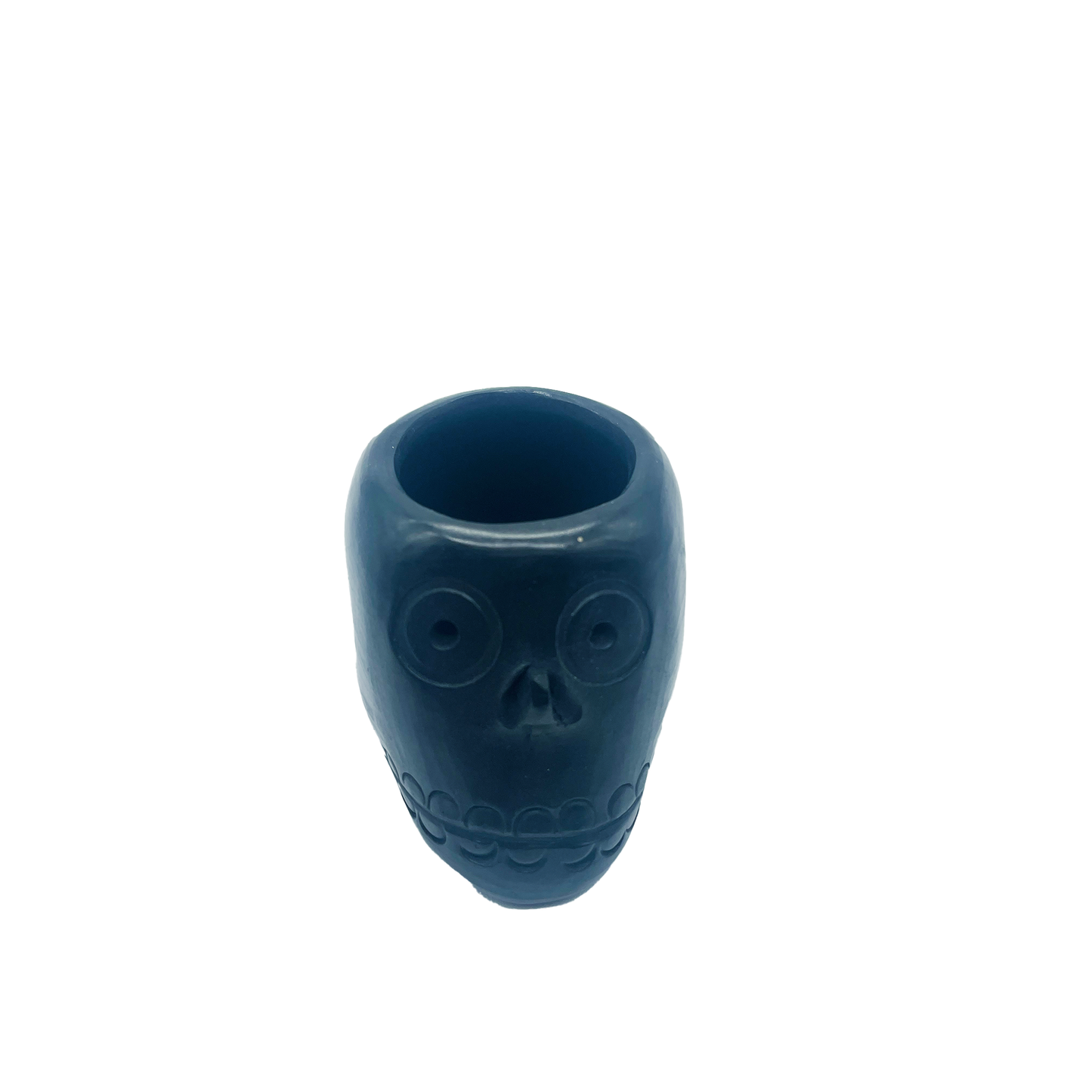 Verres à shot Tequila/Mezcal Calavera en argile noire