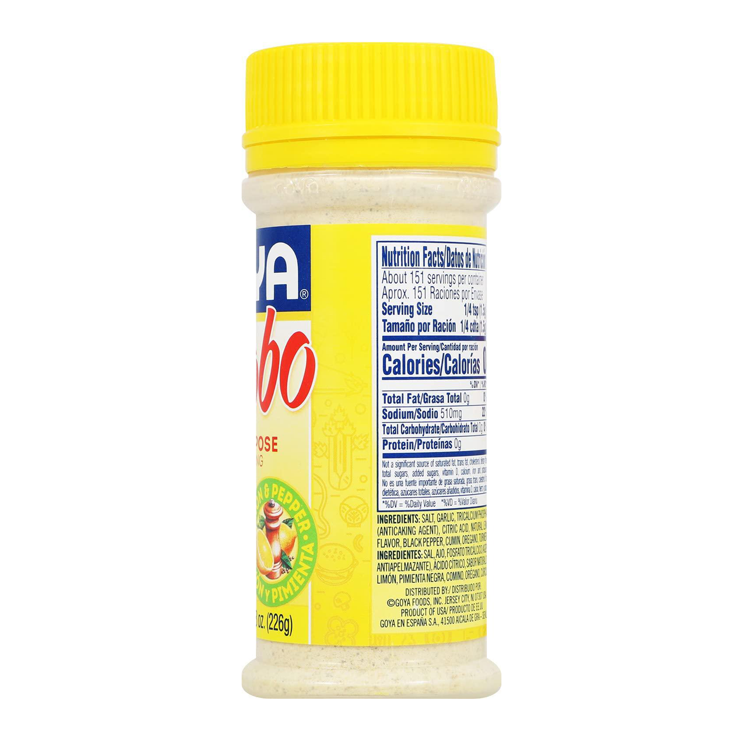 Goya® Adobo with Lemon & Pepper Seasoning 226g