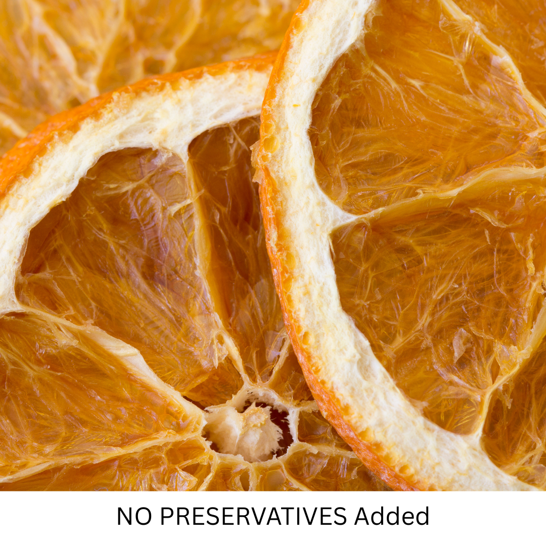 Tranches d'orange déshydratées – Naturelles et sans conservateurs | Idéales pour les cocktails à base de tequila et de mezcal, le thé, la pâtisserie, les garnitures et la décoration