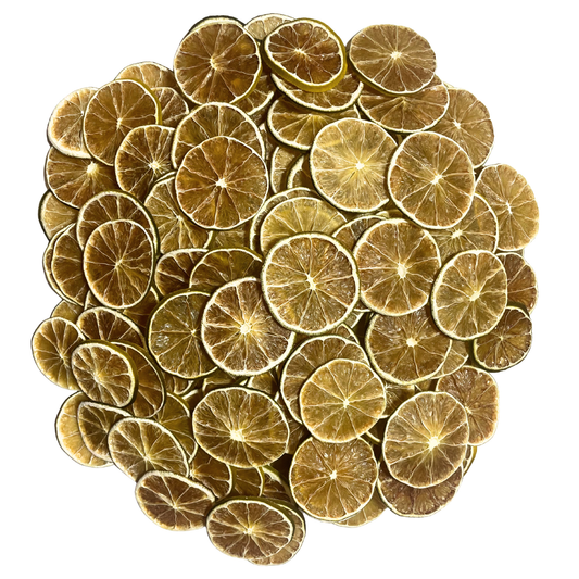 Dehydrated Lime Slices – All-Natural & Preservative-Free | Perfect for Tequila & Mezcal Cocktails, Tea, Baking, Garnishes & Décor