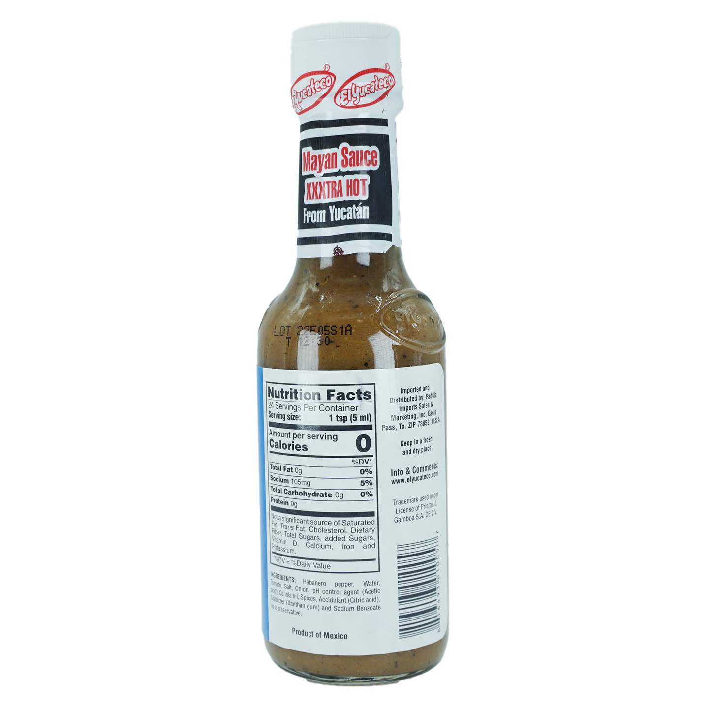 El Yucateco® Kutbil-Ik XXXtra Hot Habanero Sauce 120ml