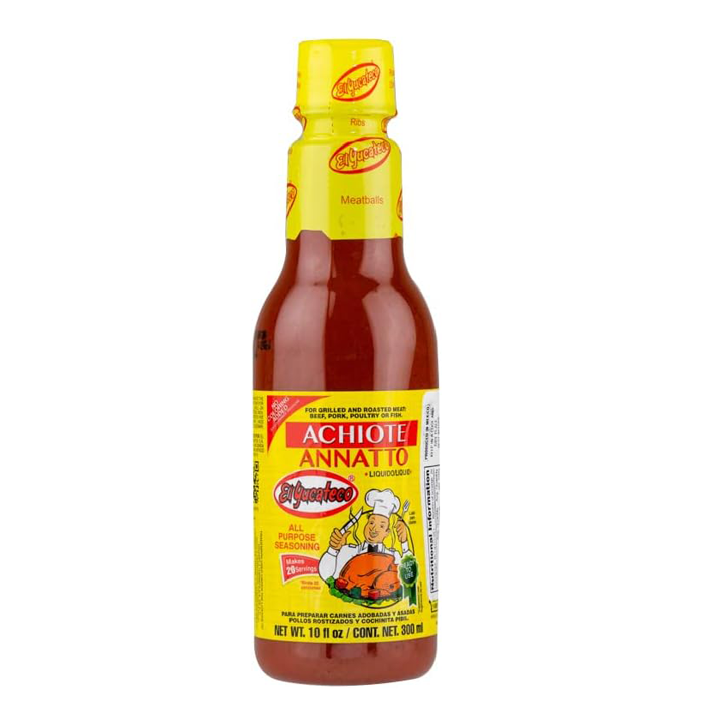 El Yucateco® Achiote/Annatto liquid 300ml